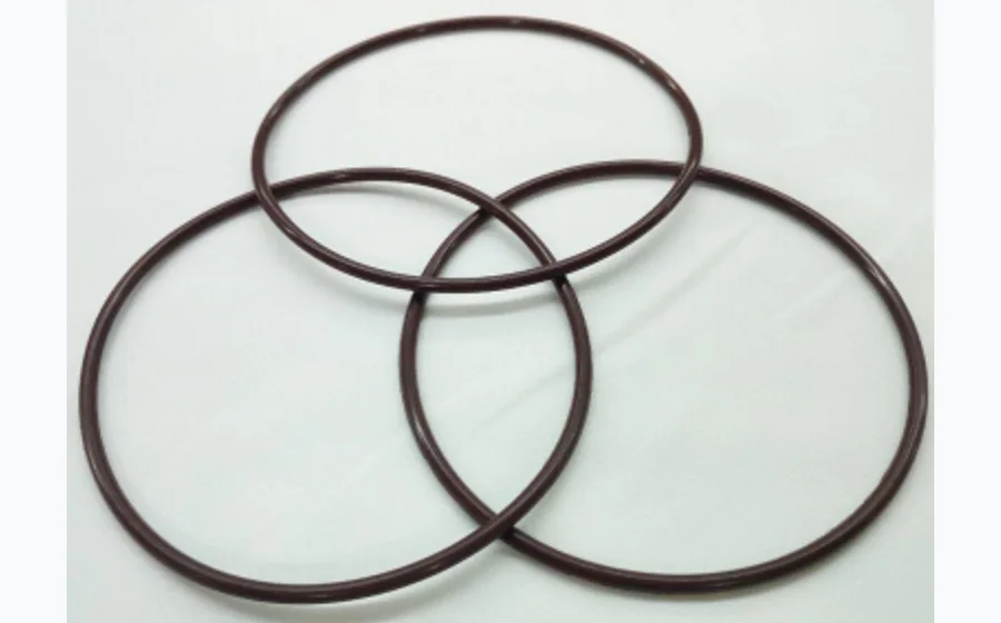 FKM O-ring samples for oil and fuel exposure discussion