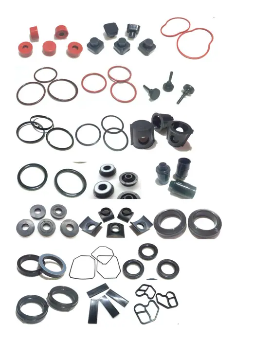 Molded rubber seal profile