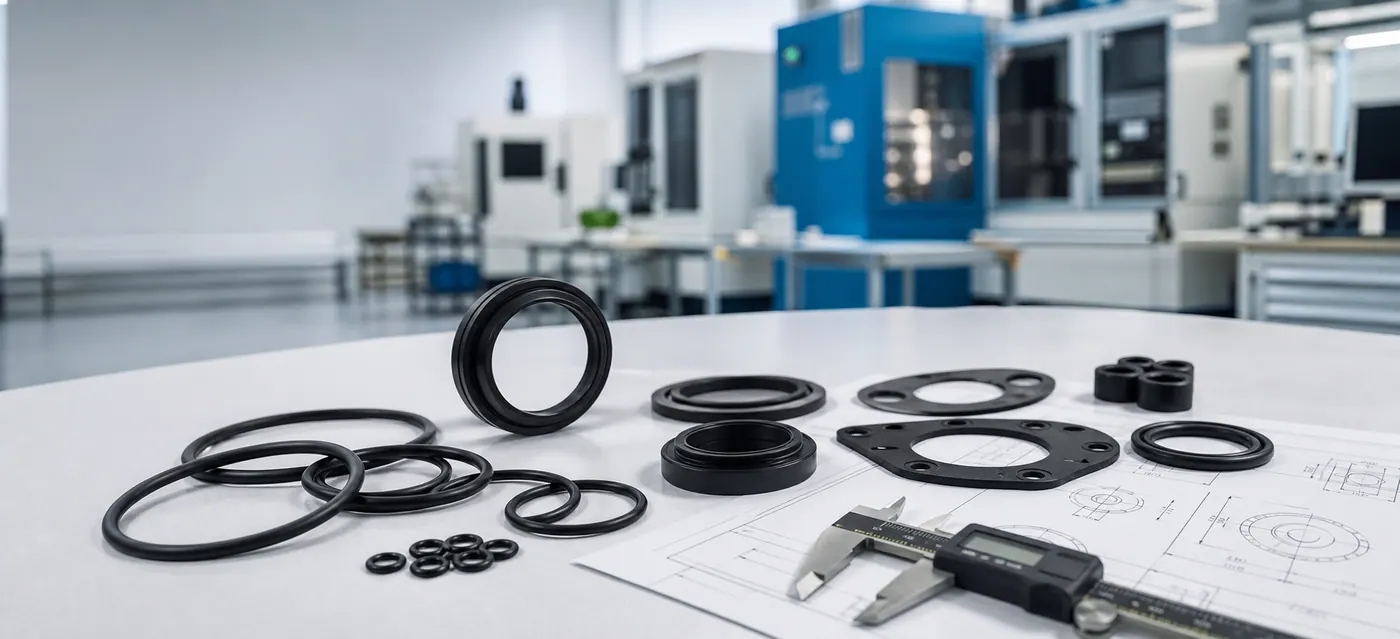 Custom rubber sealing products and O-rings