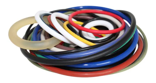 Colored O-ring product samples